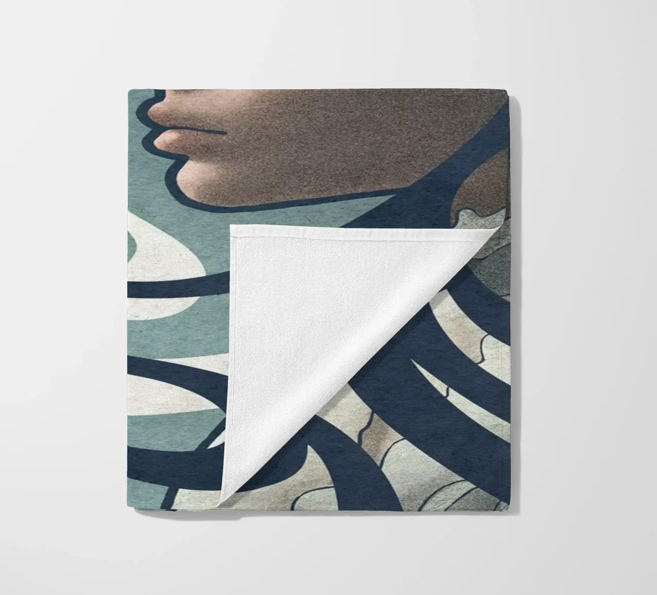 Absinthe beach towel by Kuba Gornowicz