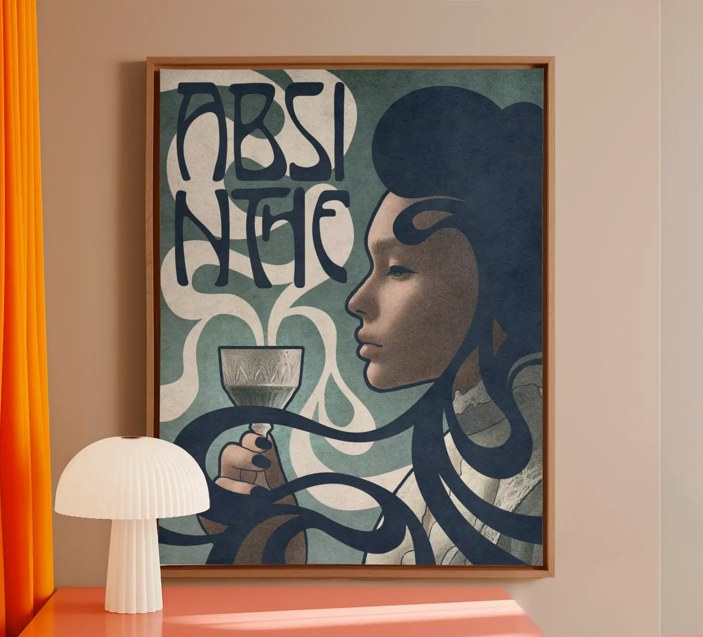 Absinthe canvas by Kuba Gornowicz