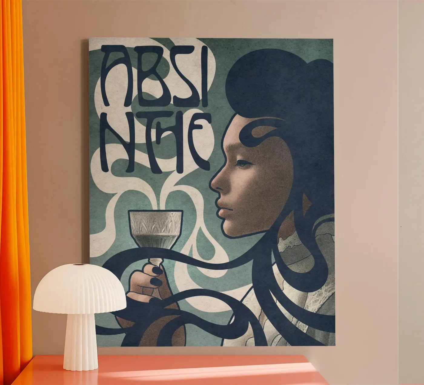 Absinthe canvas by Kuba Gornowicz