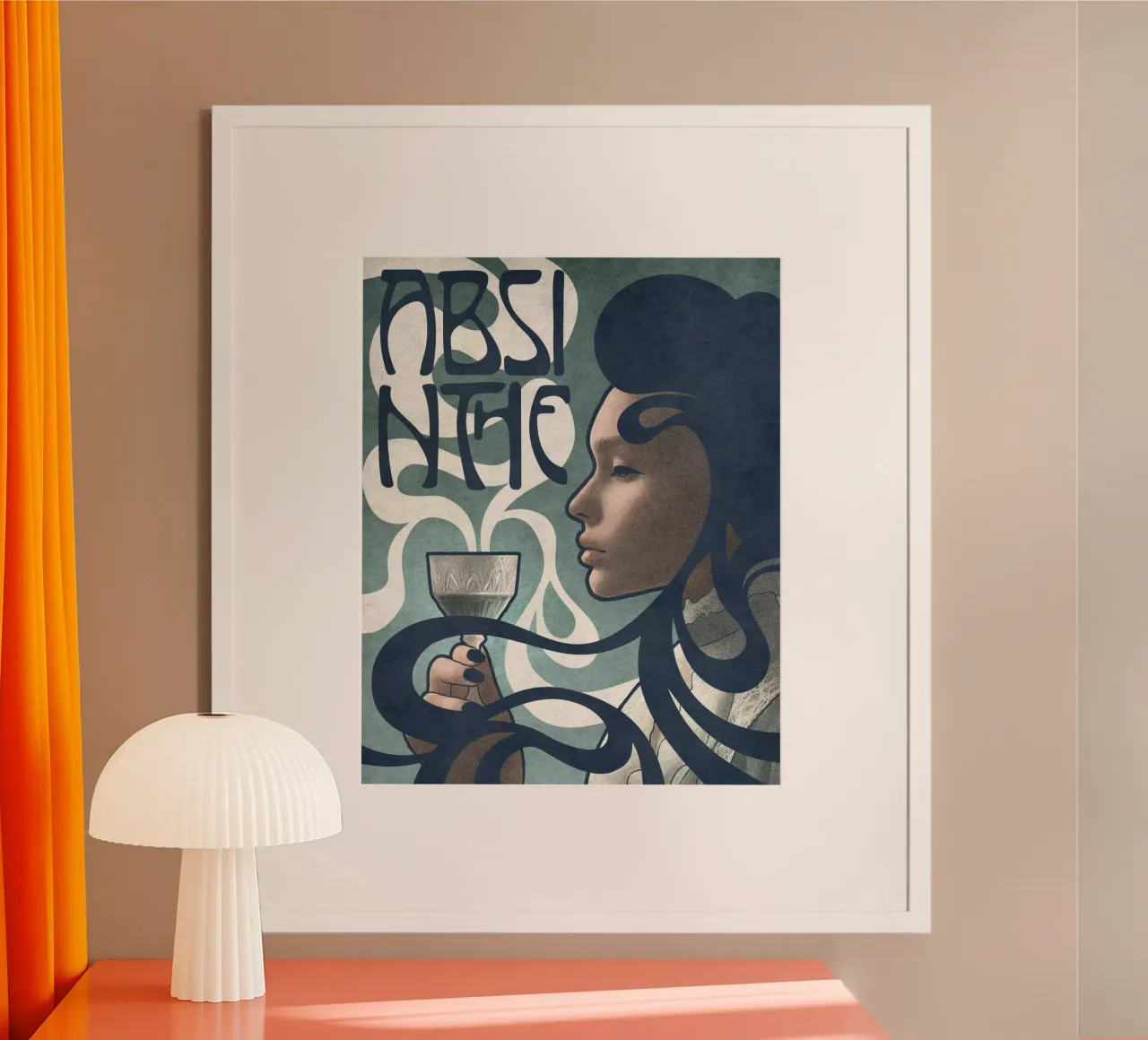 Absinthe poster da Kuba Gornowicz