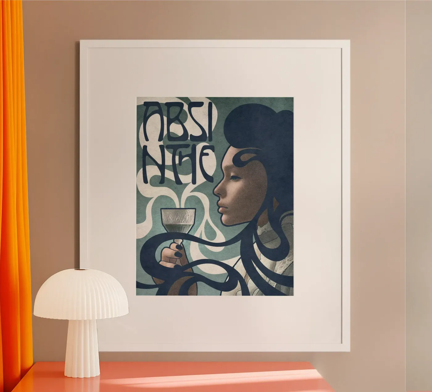Absinthe poster da Kuba Gornowicz