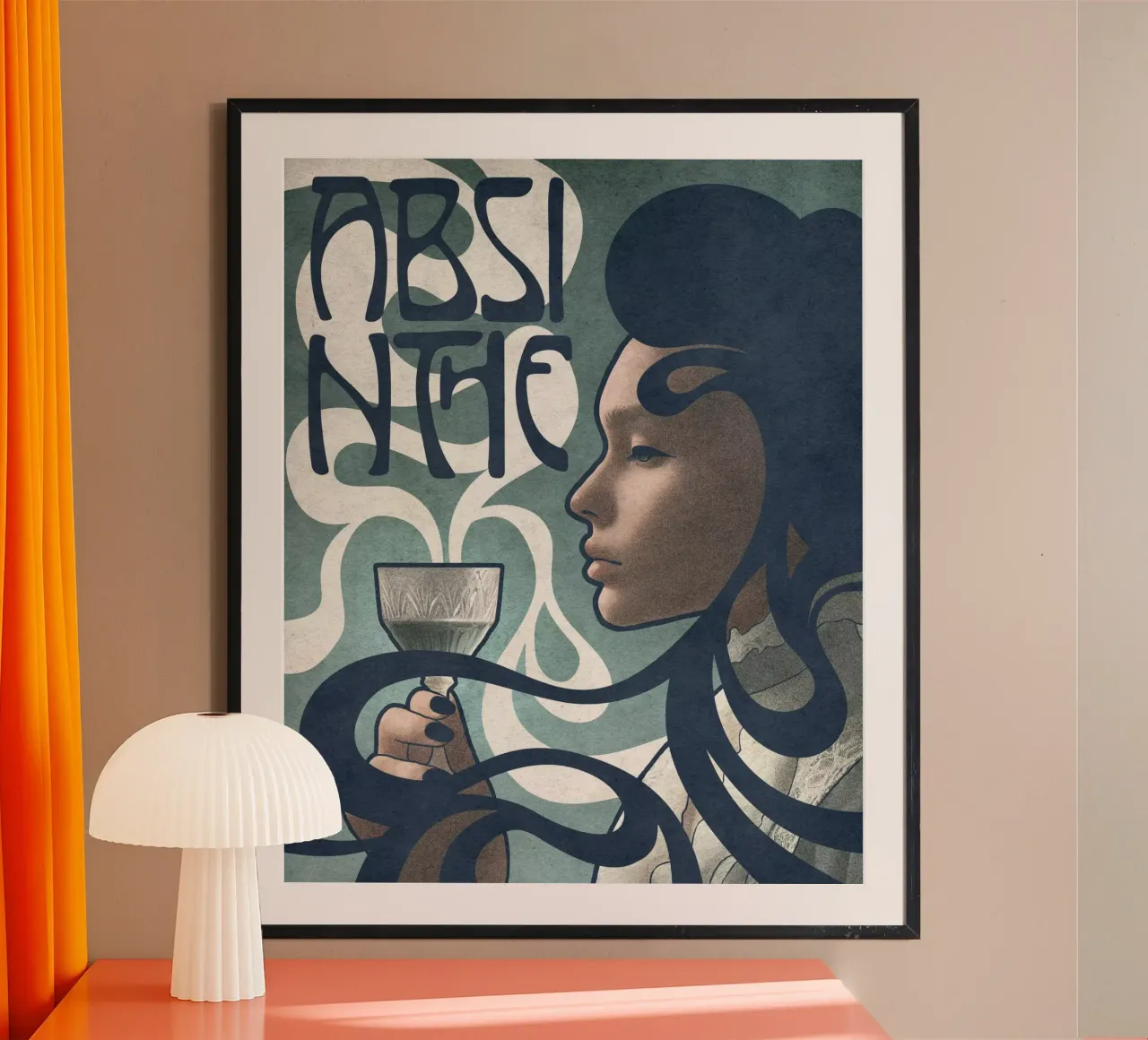 Absinthe poster da Kuba Gornowicz