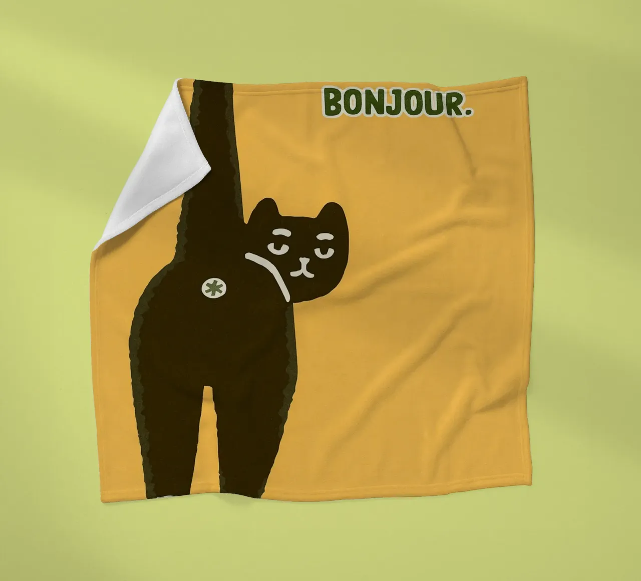 Hello coperta in pile da groogoals