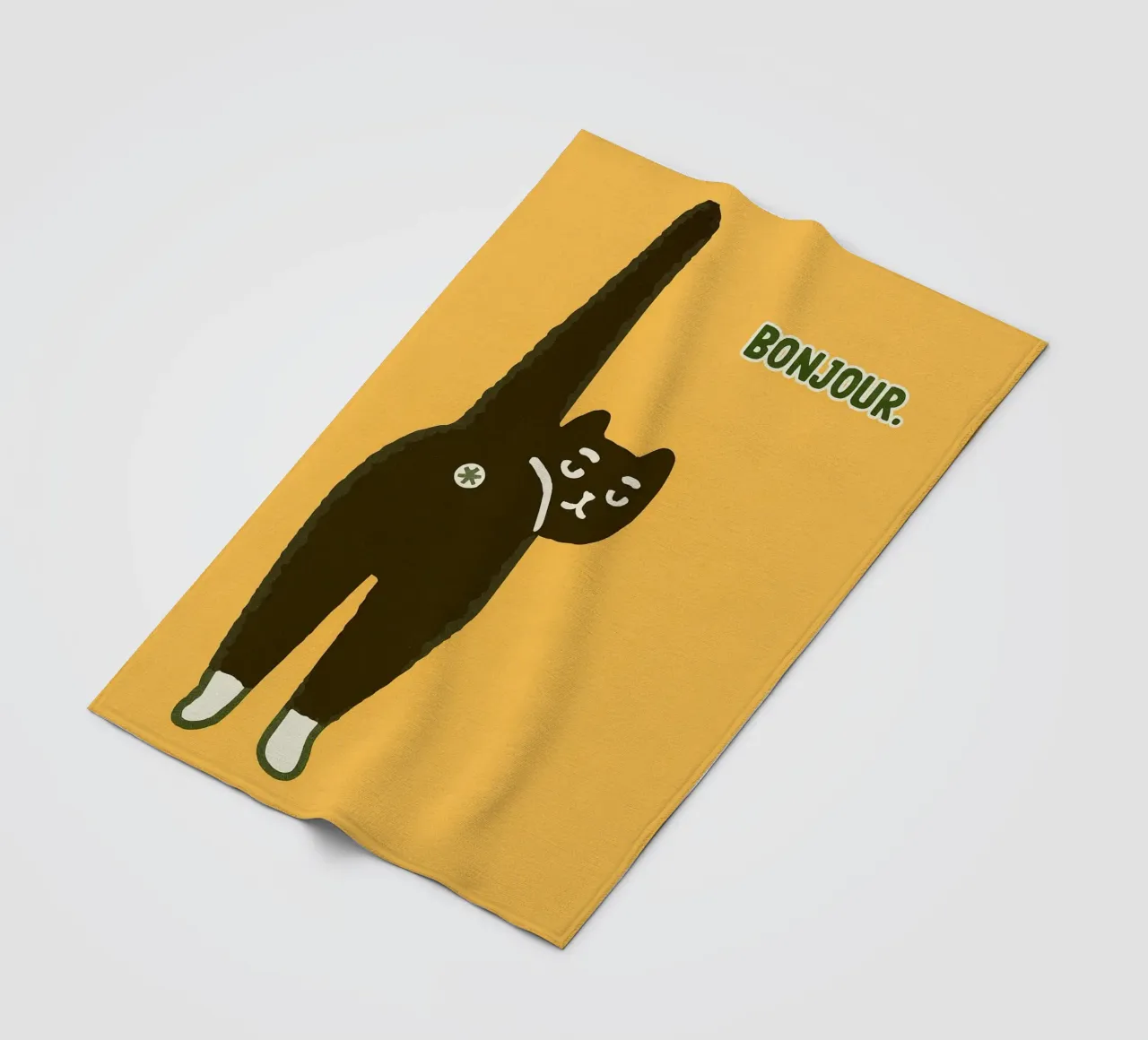 Hello coperta in pile da groogoals