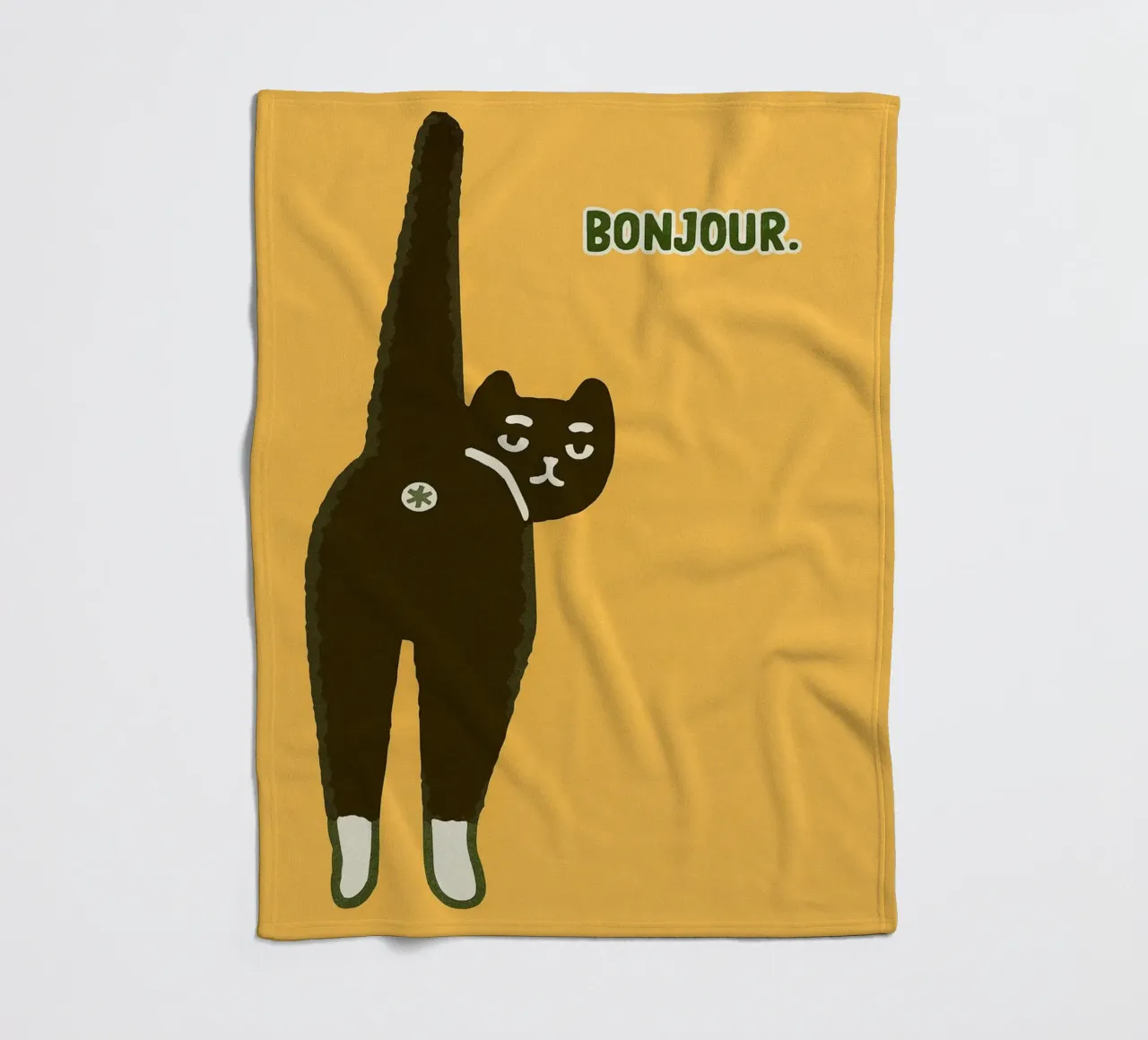 Hello coperta in pile da groogoals