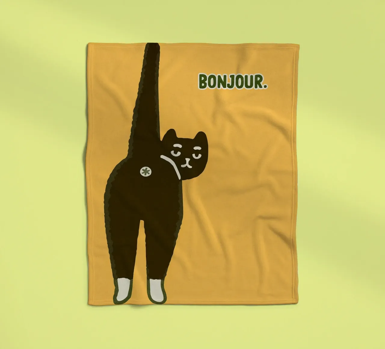 Hello coperta in pile da groogoals