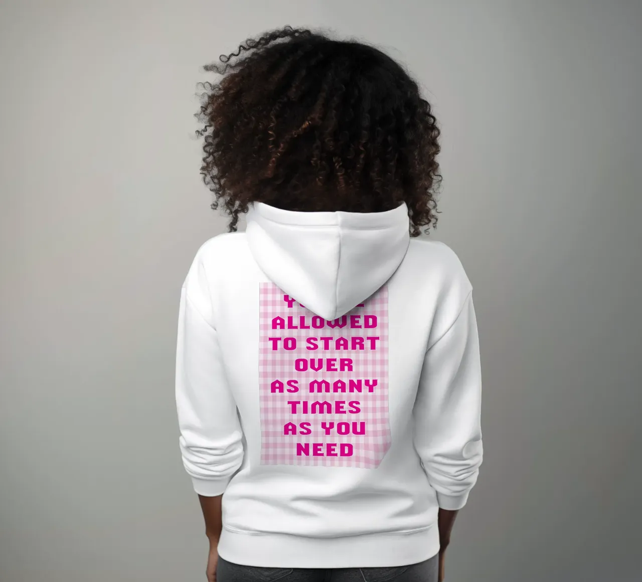 permesso di iniziare felpa con cappuccio da groogoals