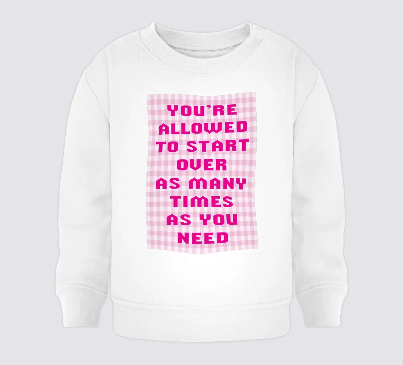 permesso di iniziare felpa neonato da groogoals