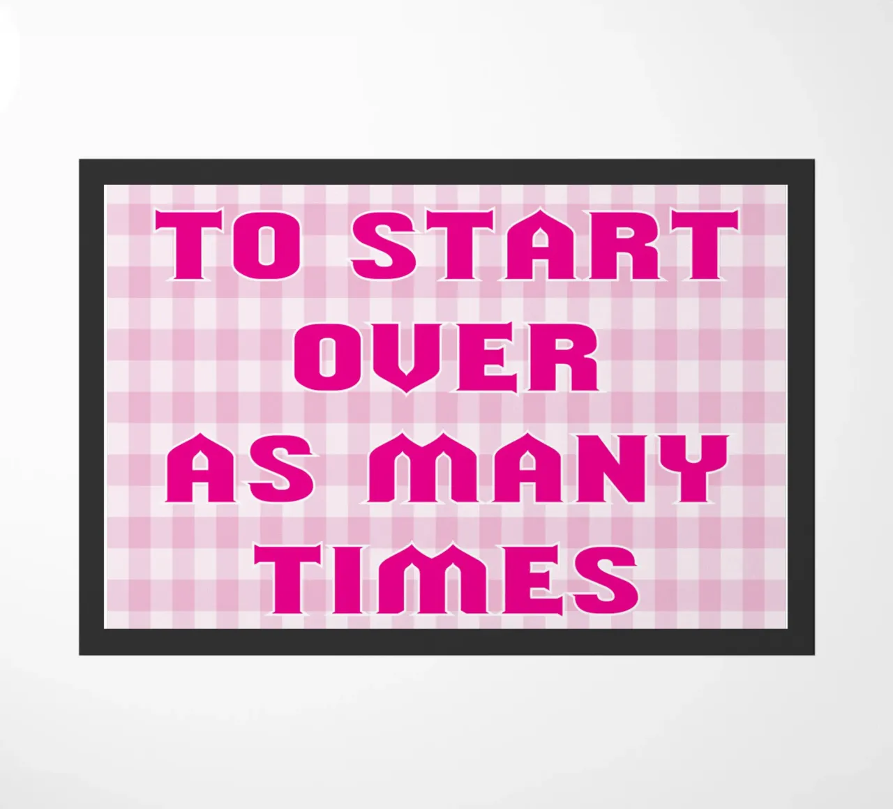 permesso di iniziare zerbino da groogoals