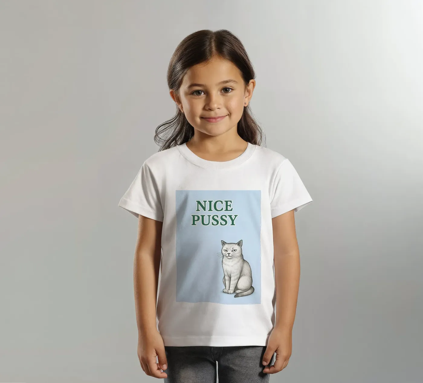 nice cat kids t-shirt by groogoals