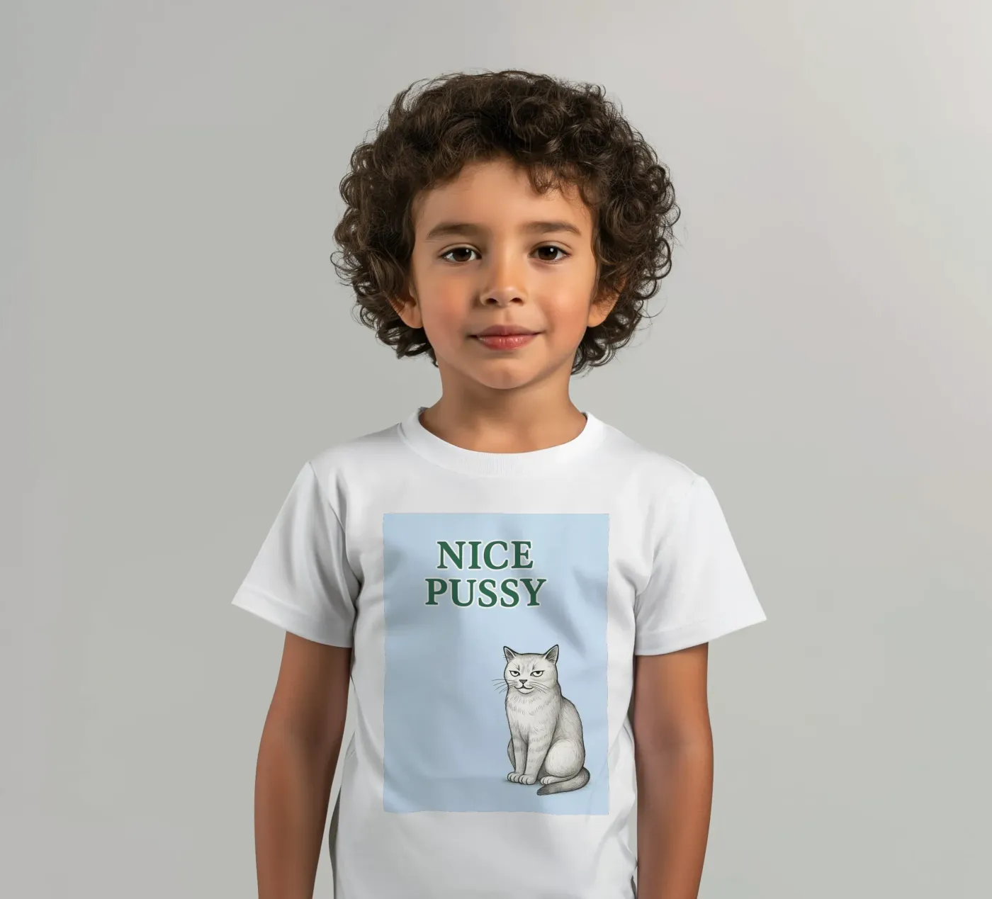 nice cat kids t-shirt by groogoals