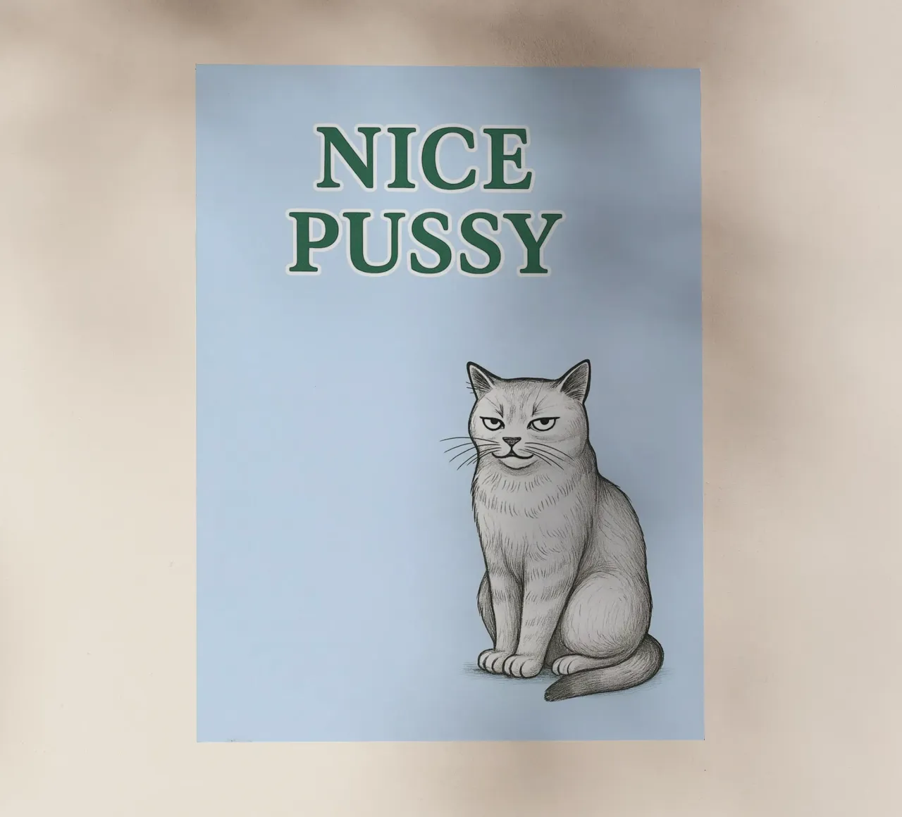 leuke kat backlit folie van groogoals