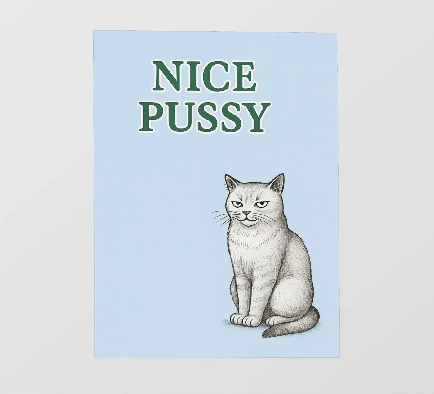 nice cat PVC Plane von groogoals