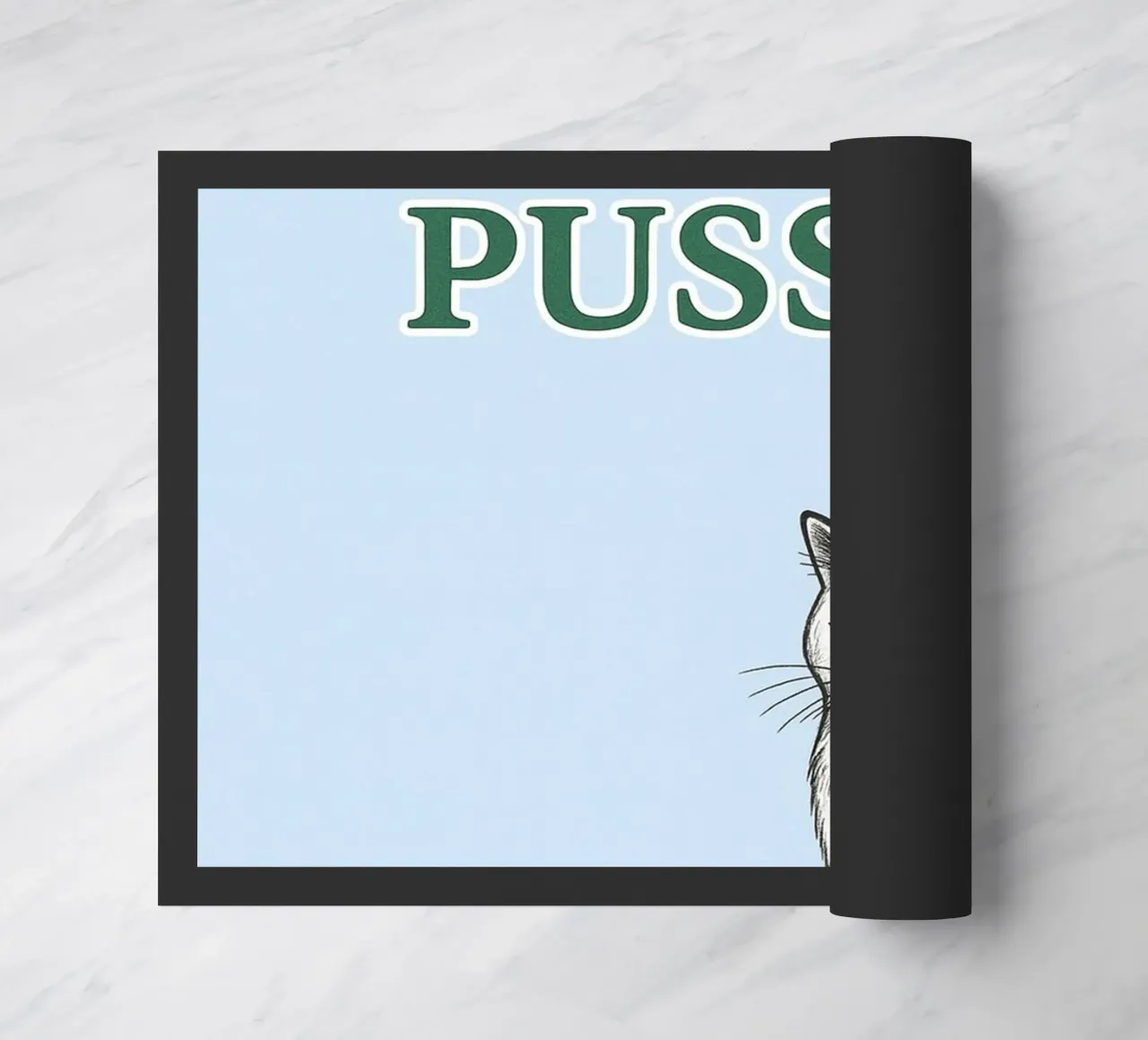 leuke kat deurmat van groogoals