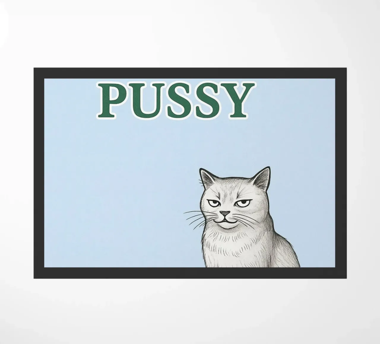 leuke kat deurmat van groogoals