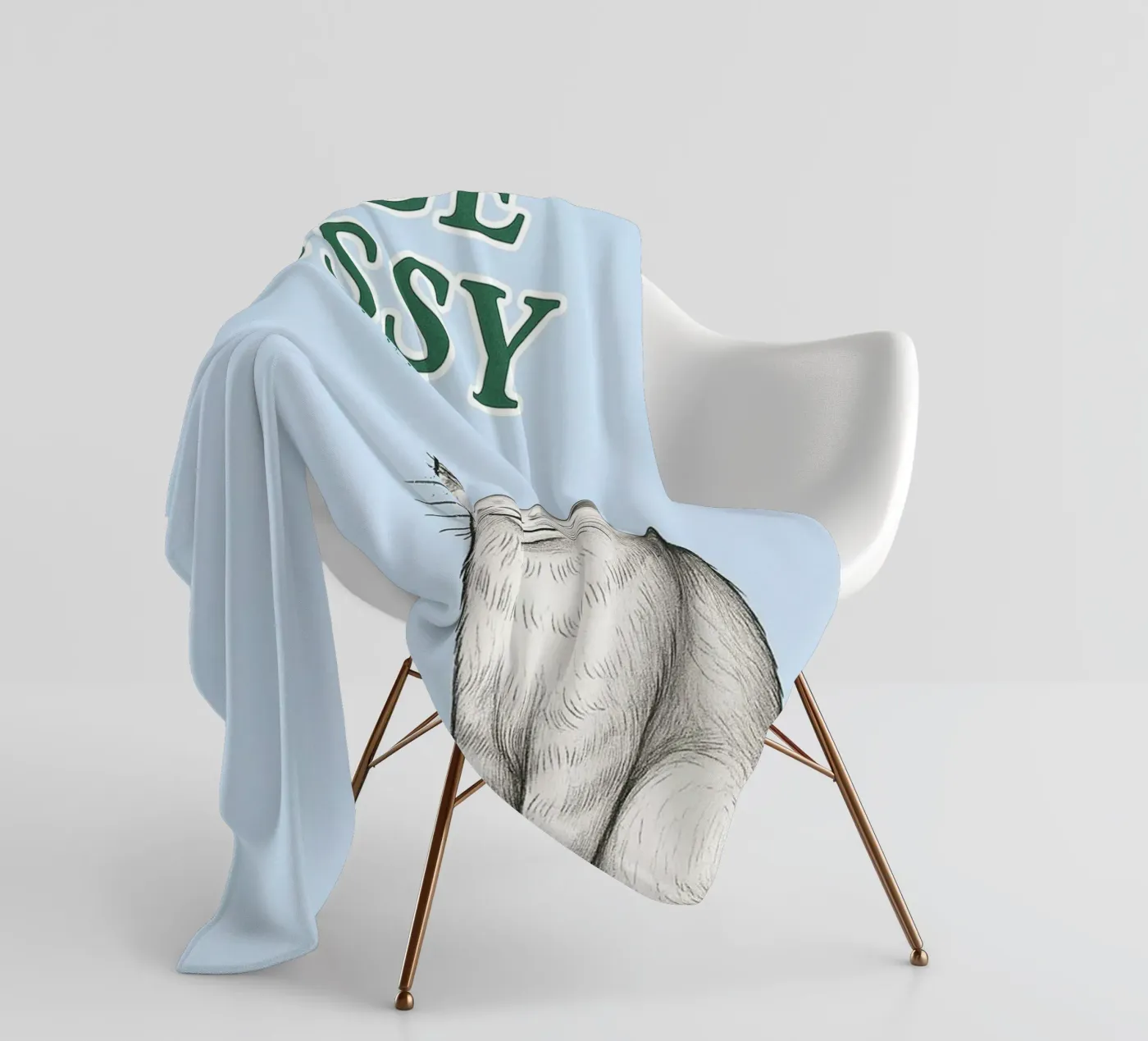 nice cat coperta in pile da groogoals