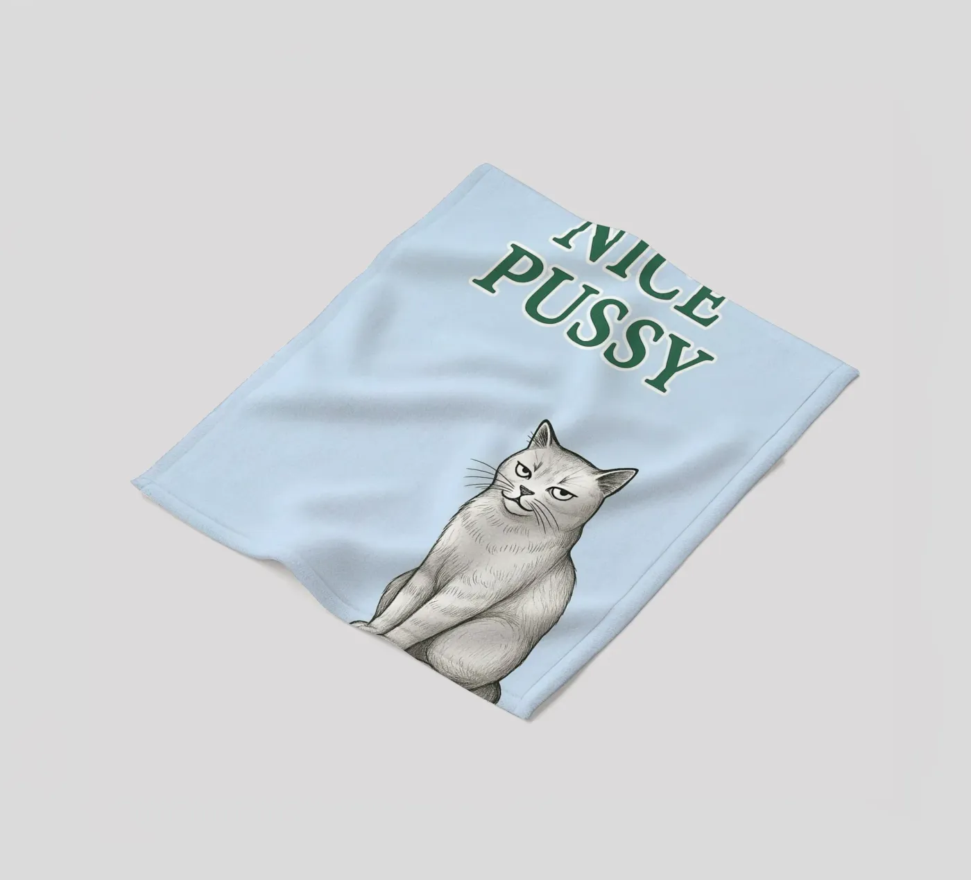 nice cat coperta in pile da groogoals