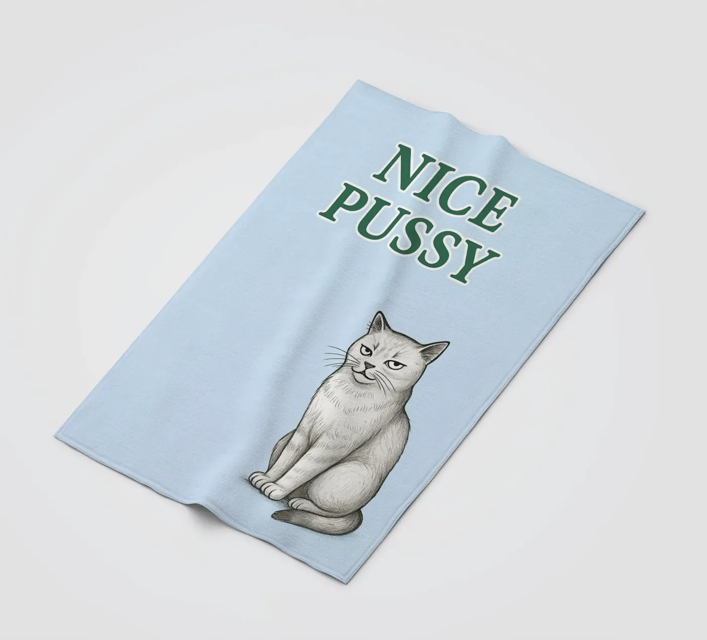 nice cat coperta in pile da groogoals