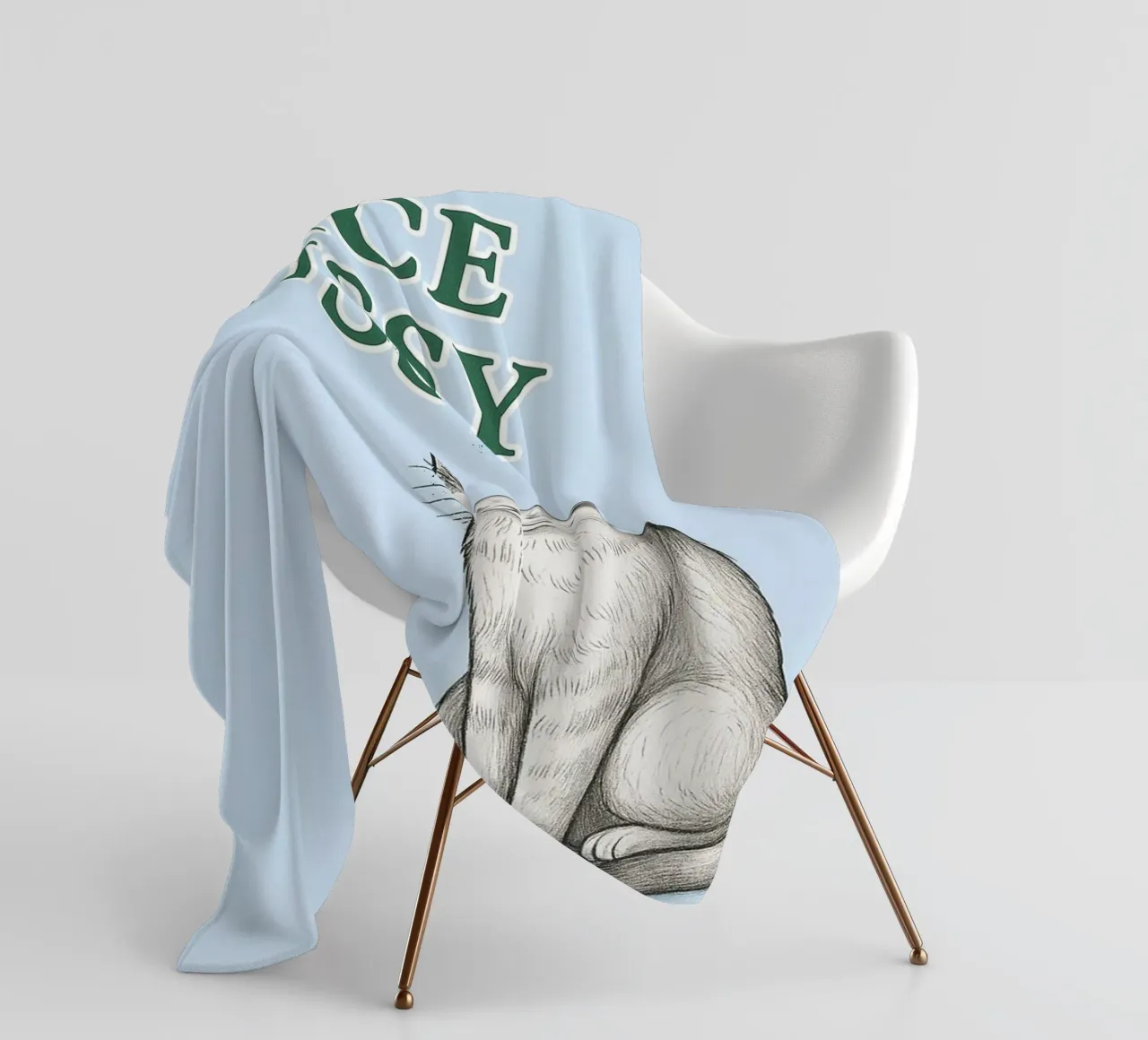 leuke kat fleecedeken van groogoals