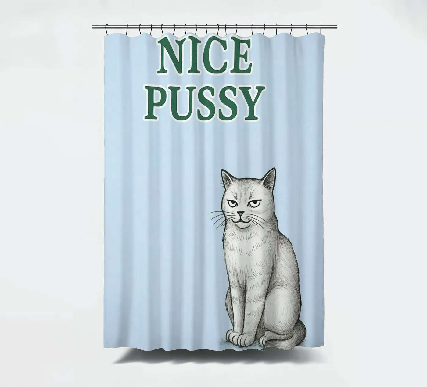 nice cat Duschvorhang von groogoals