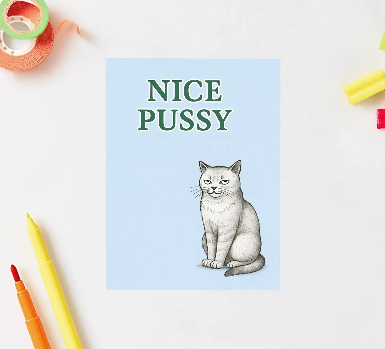 leuke kat sticker van groogoals