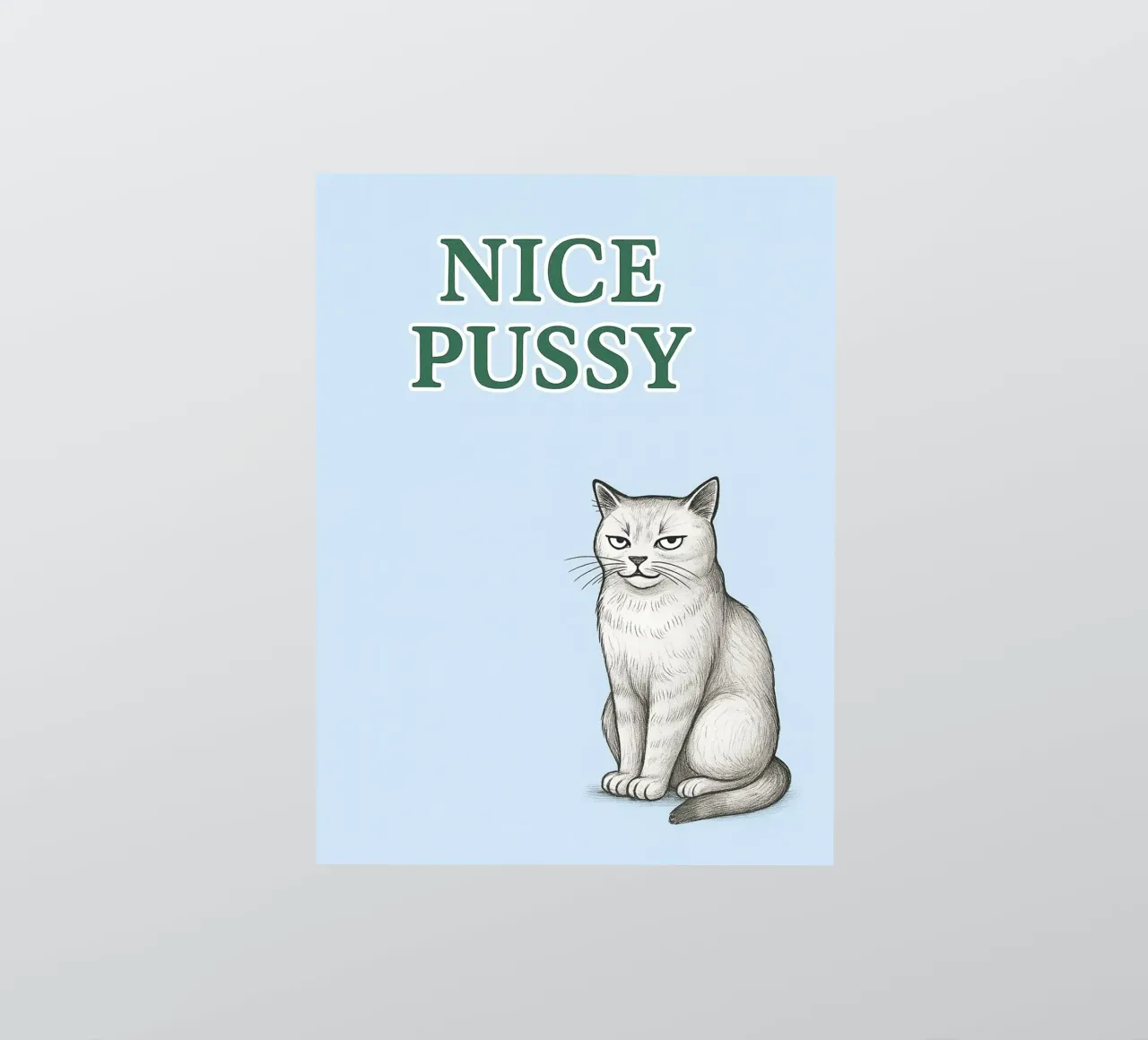 leuke kat sticker van groogoals