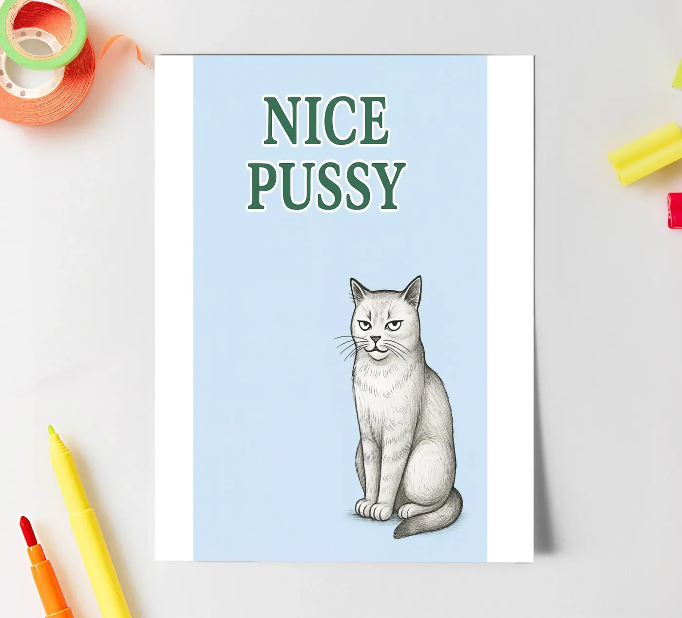 nice cat stickervel van groogoals