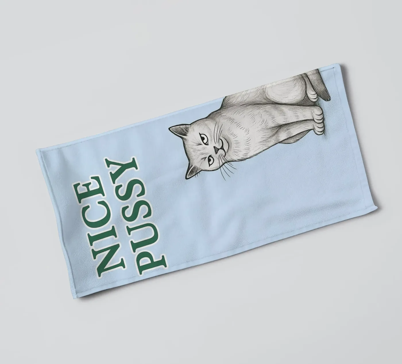 nice cat asciugamano da bagno da groogoals