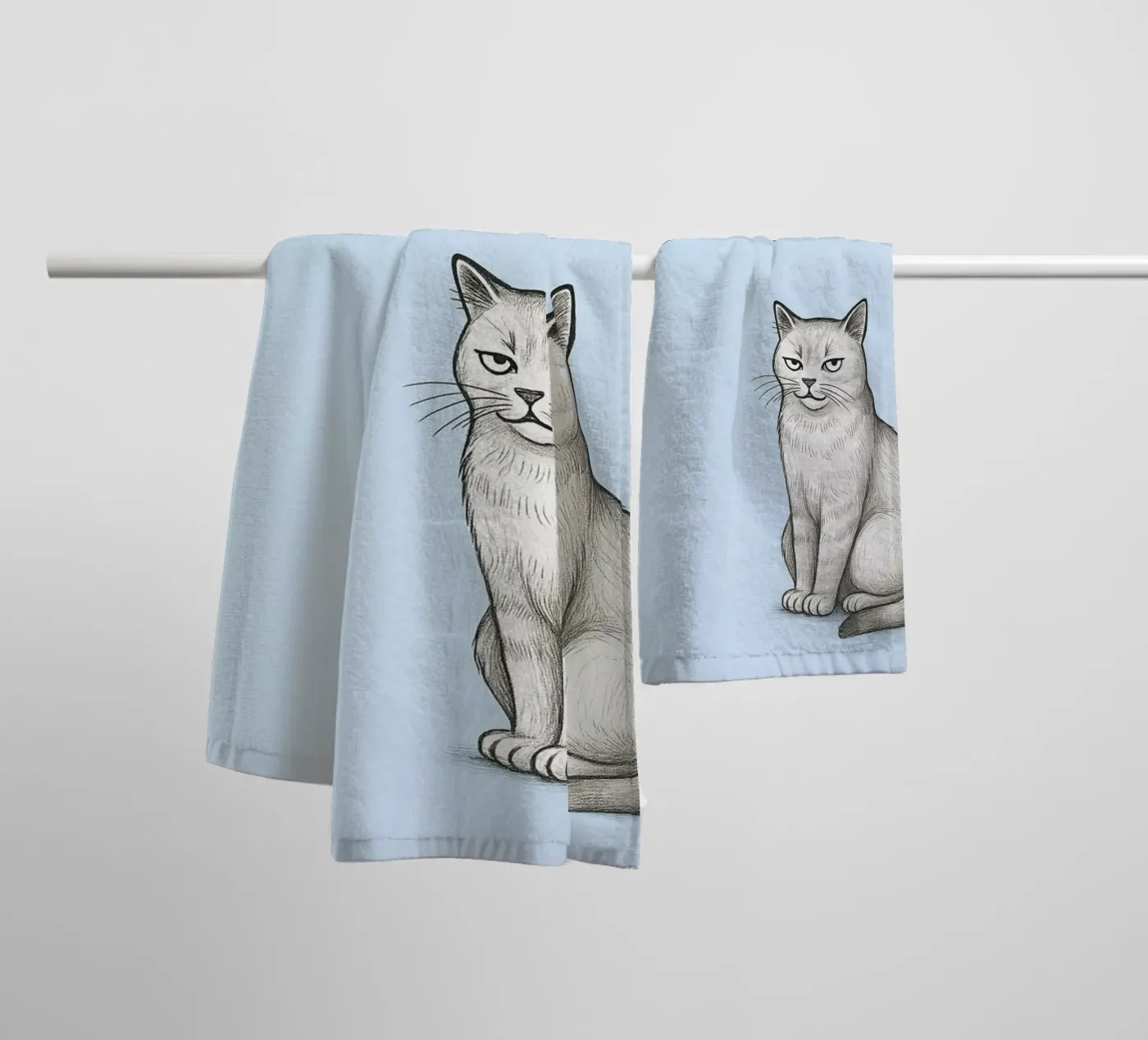nice cat asciugamano da bagno da groogoals