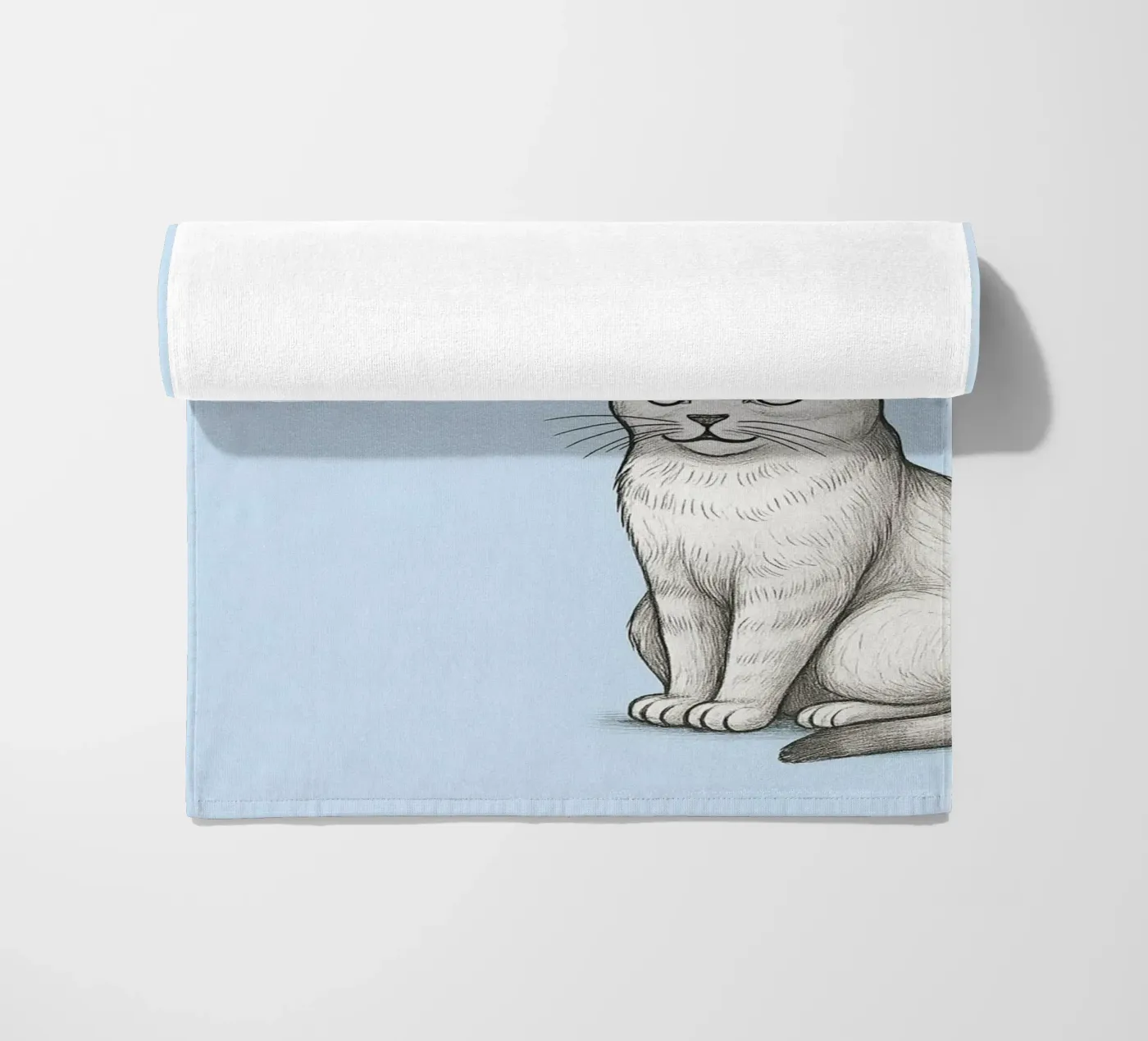 nice cat strandhanddoek van groogoals