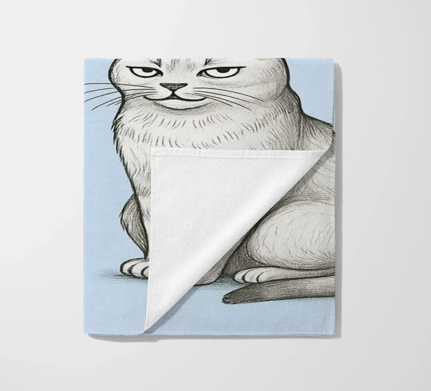 nice cat strandhanddoek van groogoals