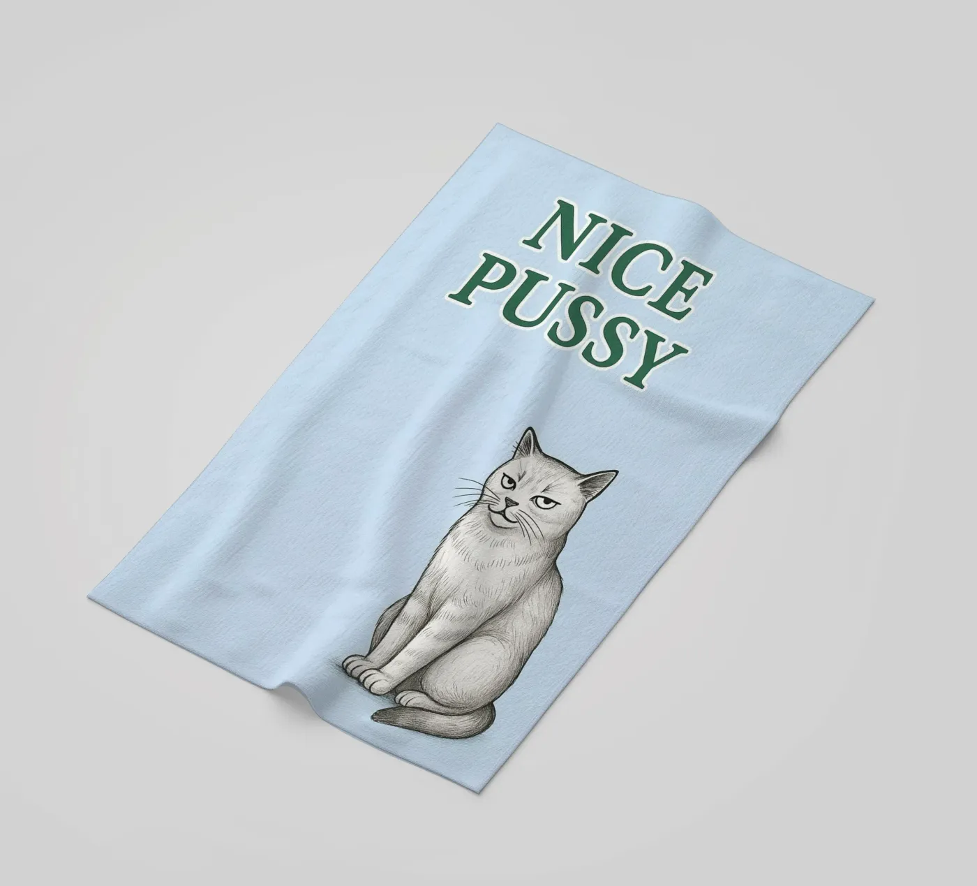 nice cat strandhanddoek van groogoals