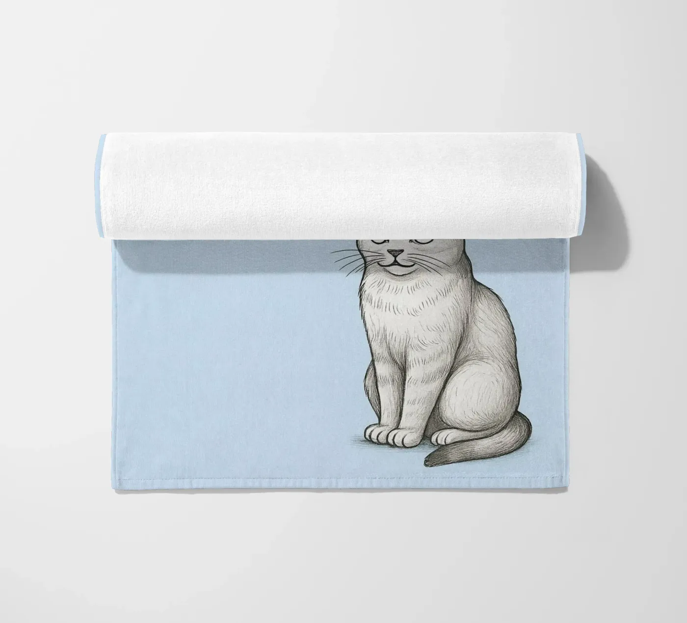nice cat strandhanddoek van groogoals