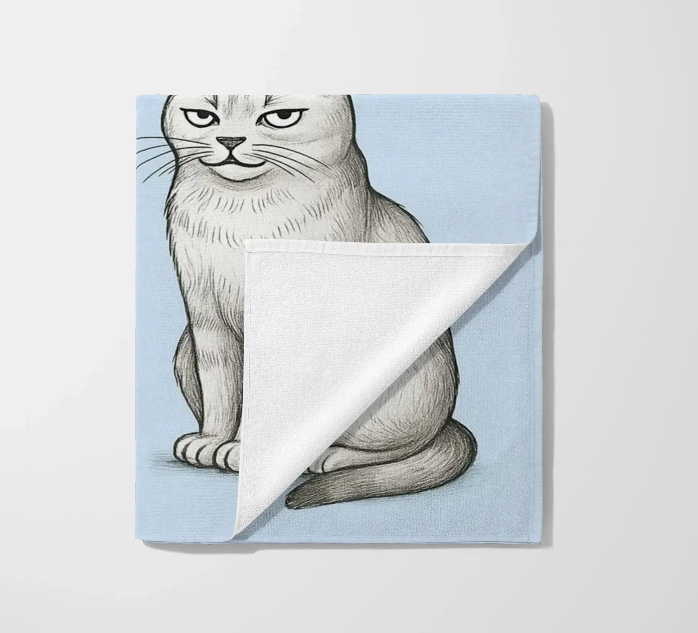 nice cat strandhanddoek van groogoals