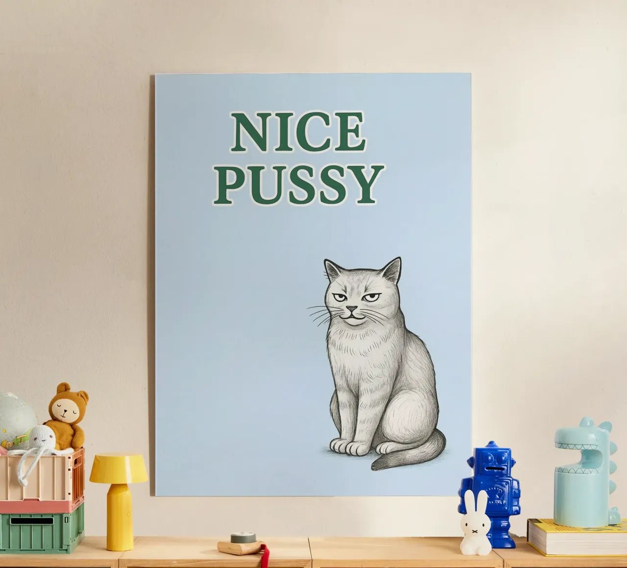 leuke kat acryl van groogoals