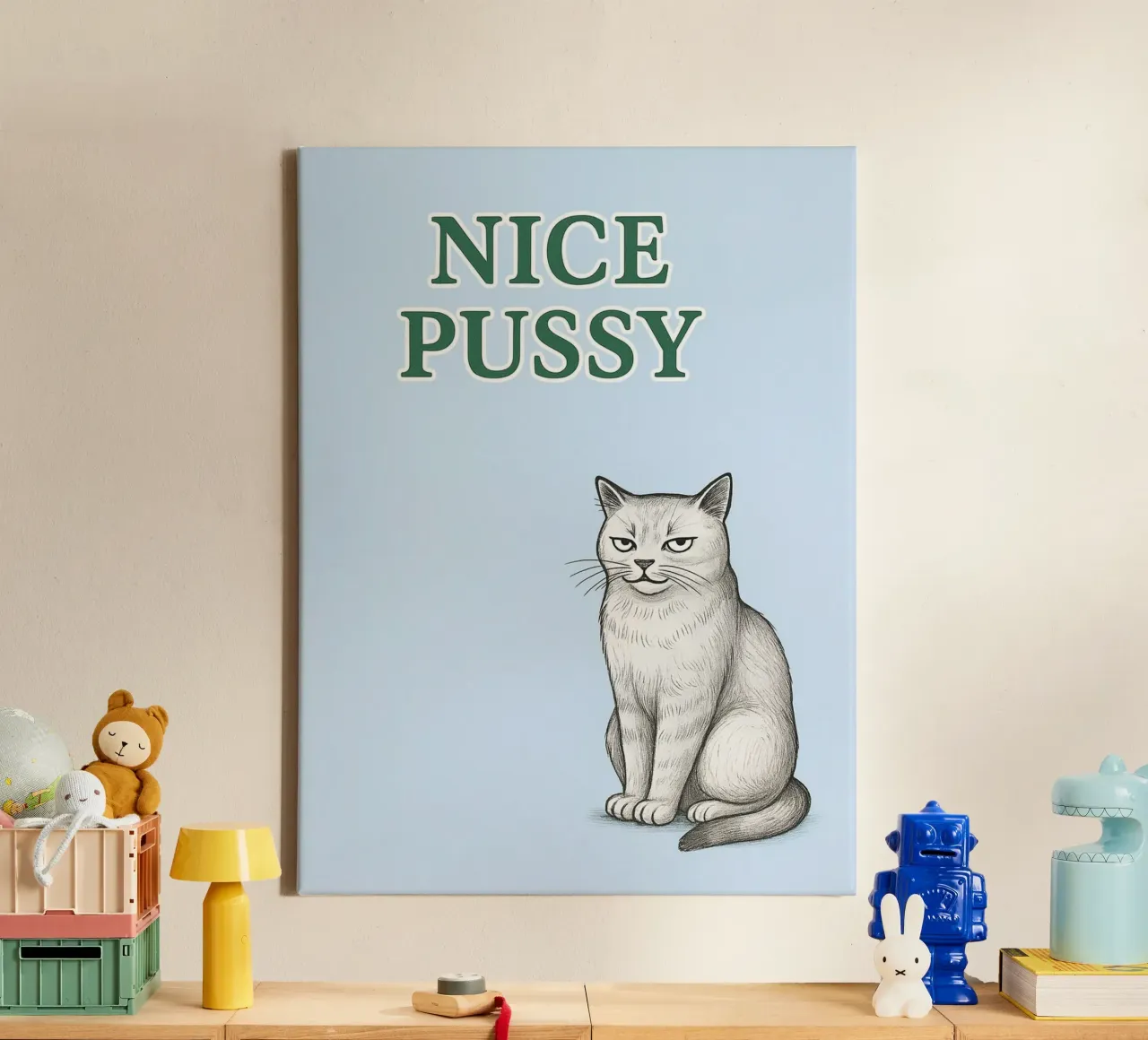 leuke kat canvas van groogoals