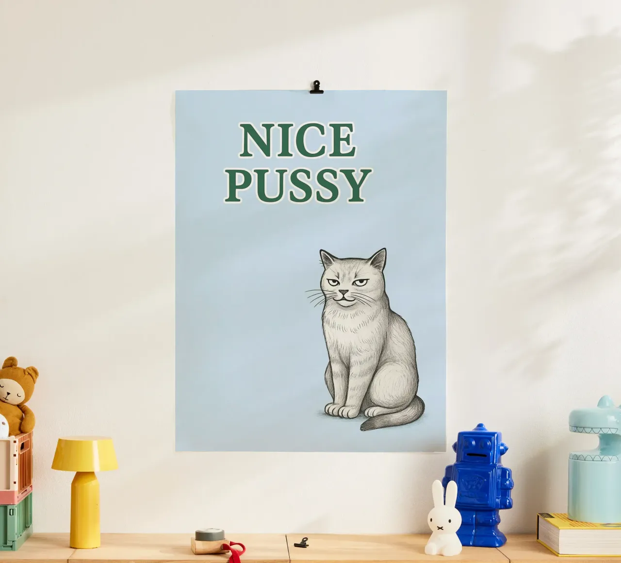 nice cat poster by groogoals