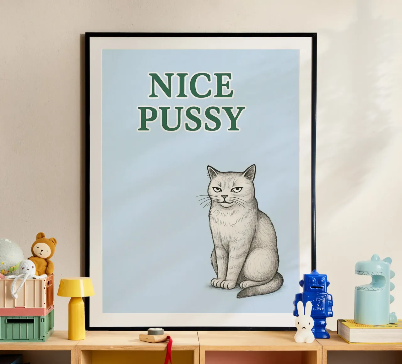 nice cat poster by groogoals