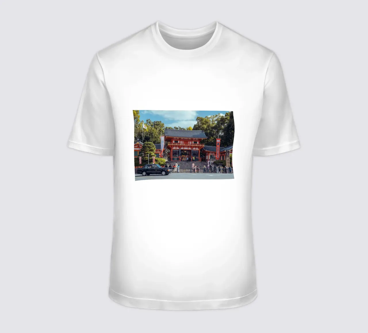 Kyoto Taxi, Japan t-shirt by Marcel Bisig
