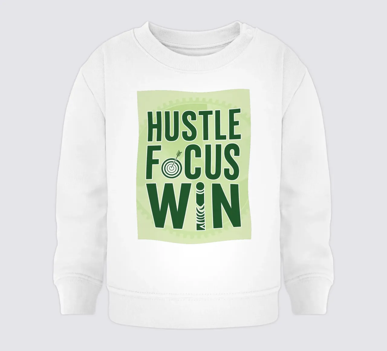 vincere con impegno felpa neonato da groogoals