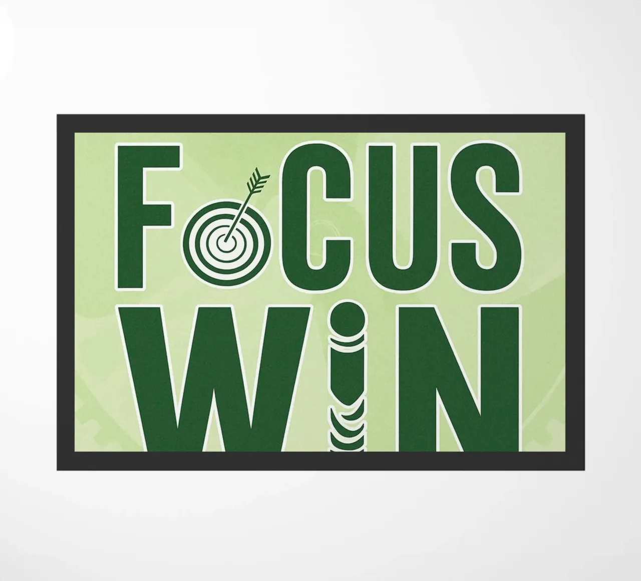 vincere con impegno zerbino da groogoals