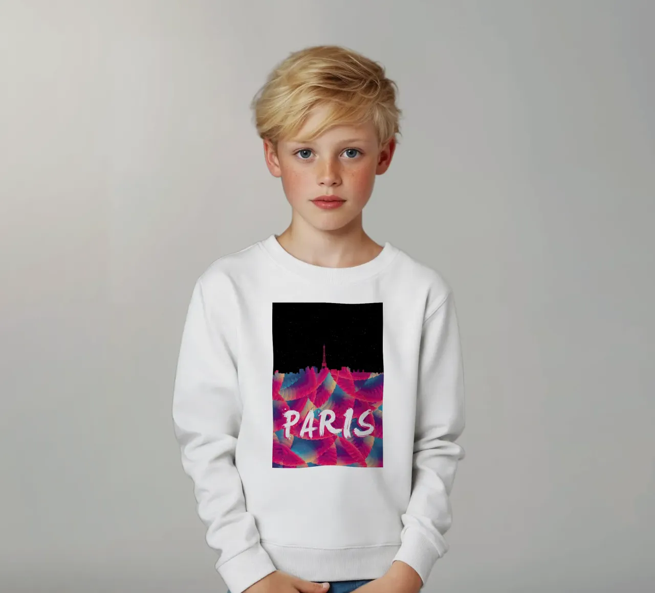 Paris felpa bambino da Danny Ivan