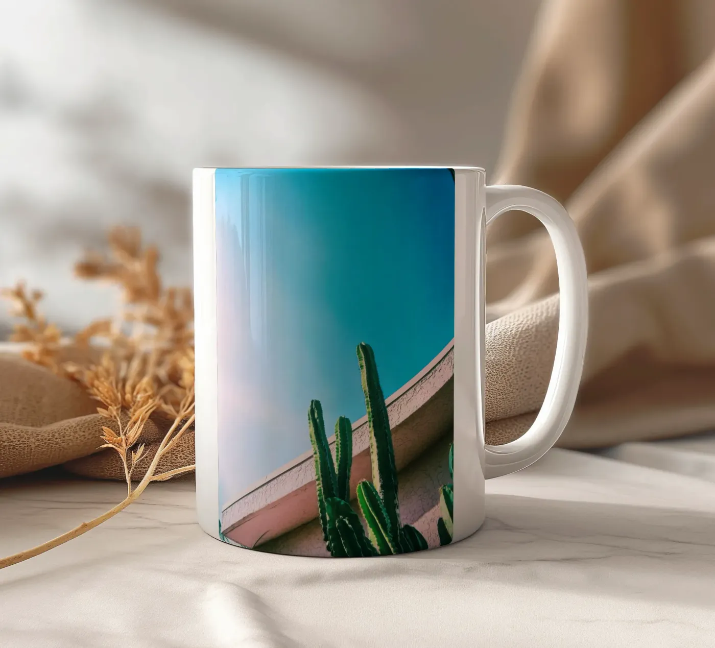 1 Keramik Tasse von Pink California | Affiches & Posters