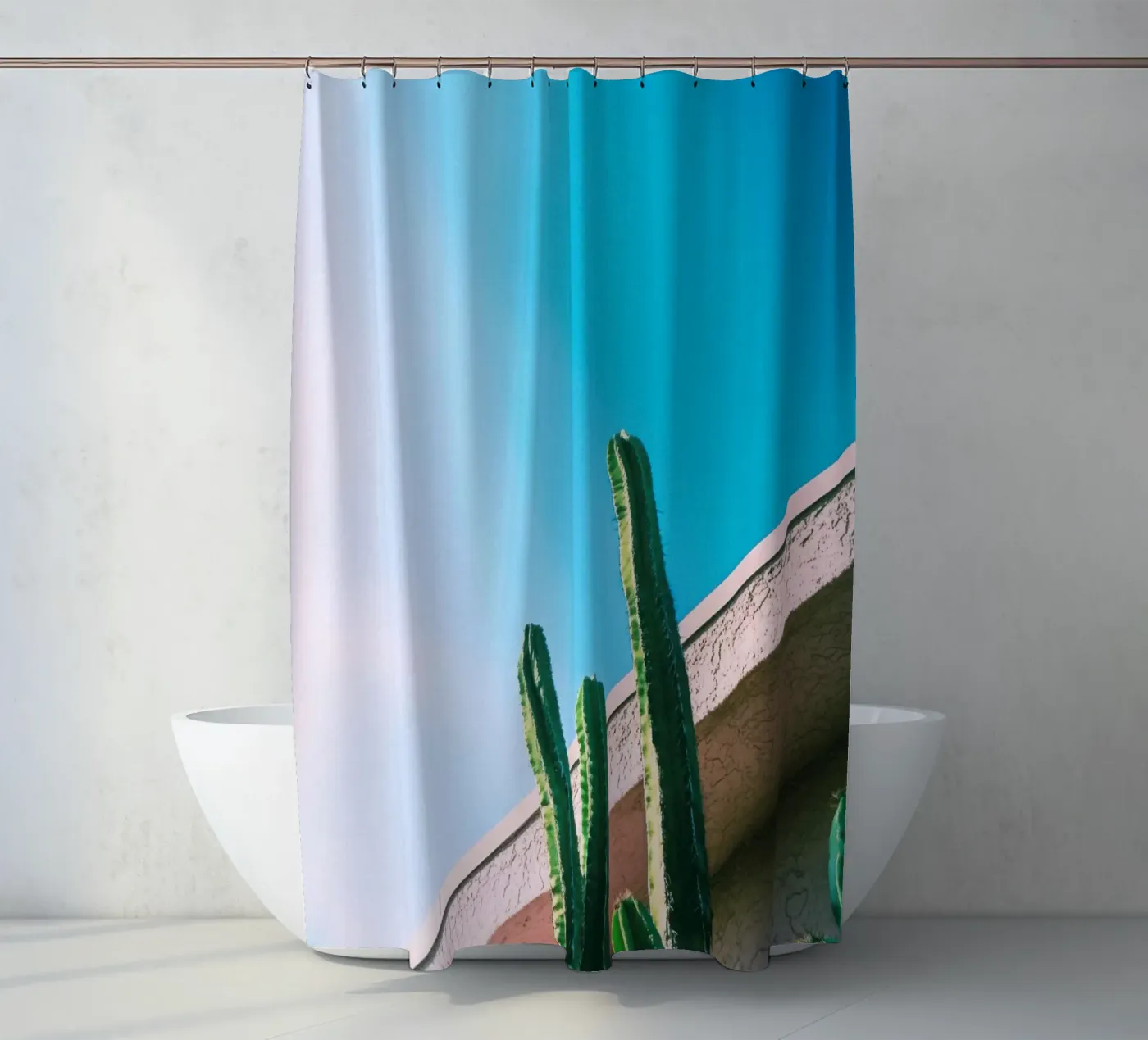 1 Duschvorhang von Pink California | Affiches & Posters