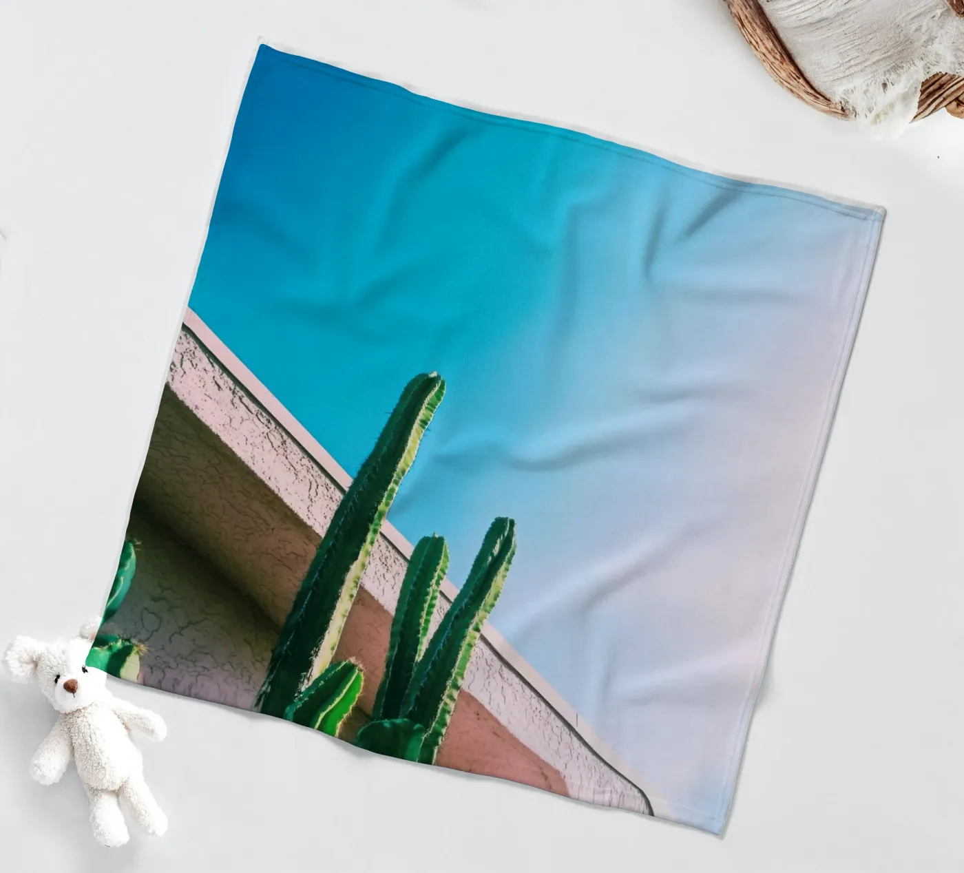 1 fleecedeken van Pink California | Affiches & Posters