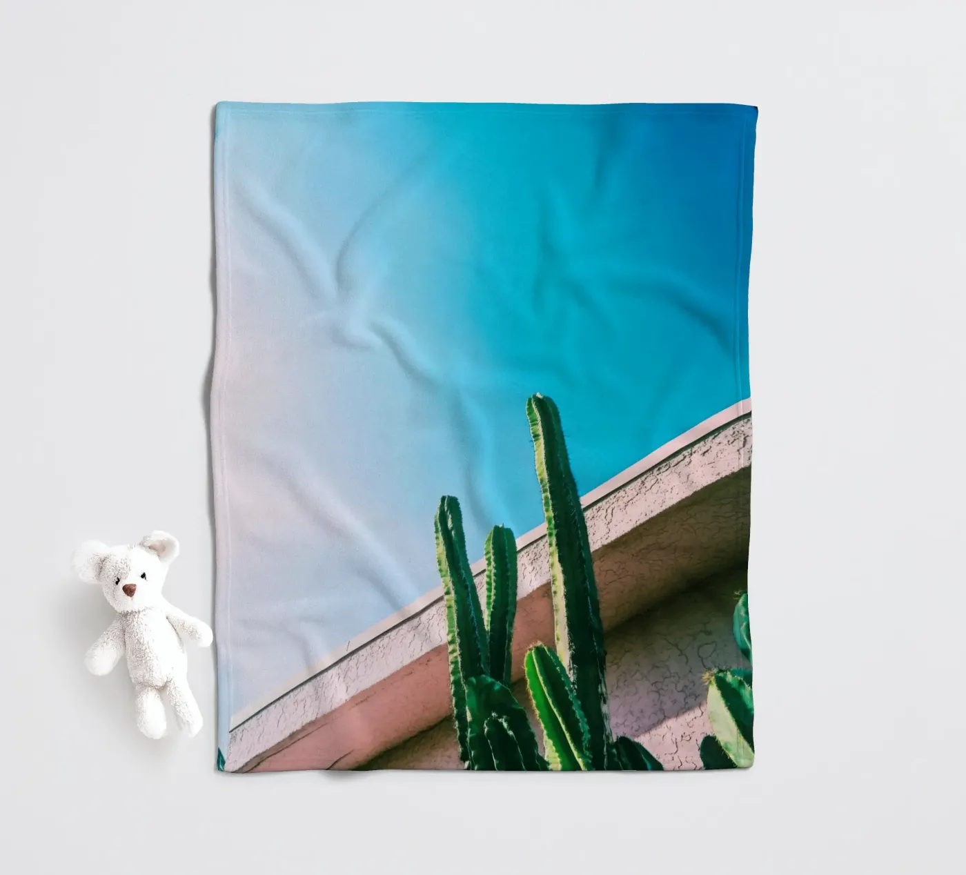 1 fleecedeken van Pink California | Affiches & Posters