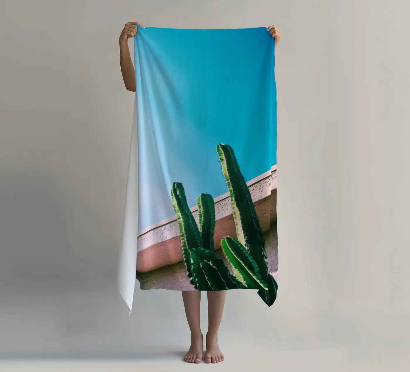 1 strandhanddoek van Pink California | Affiches & Posters