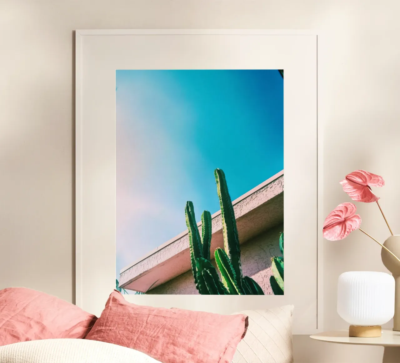 1 poster con telaio in legno da Pink California | Affiches & Posters