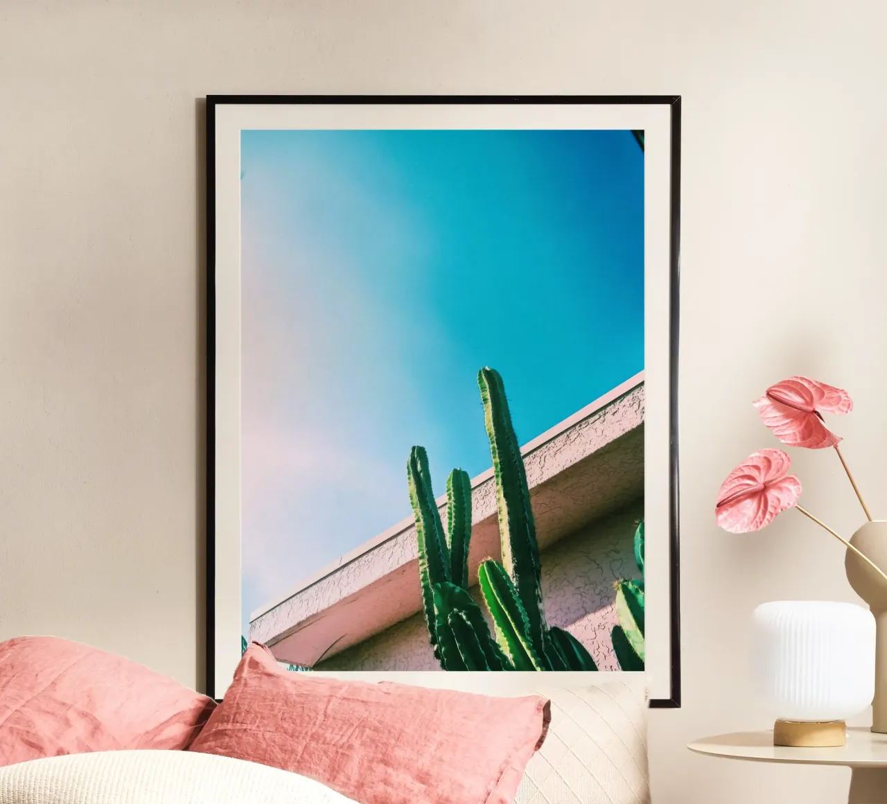 1 poster con telaio in legno da Pink California | Affiches & Posters