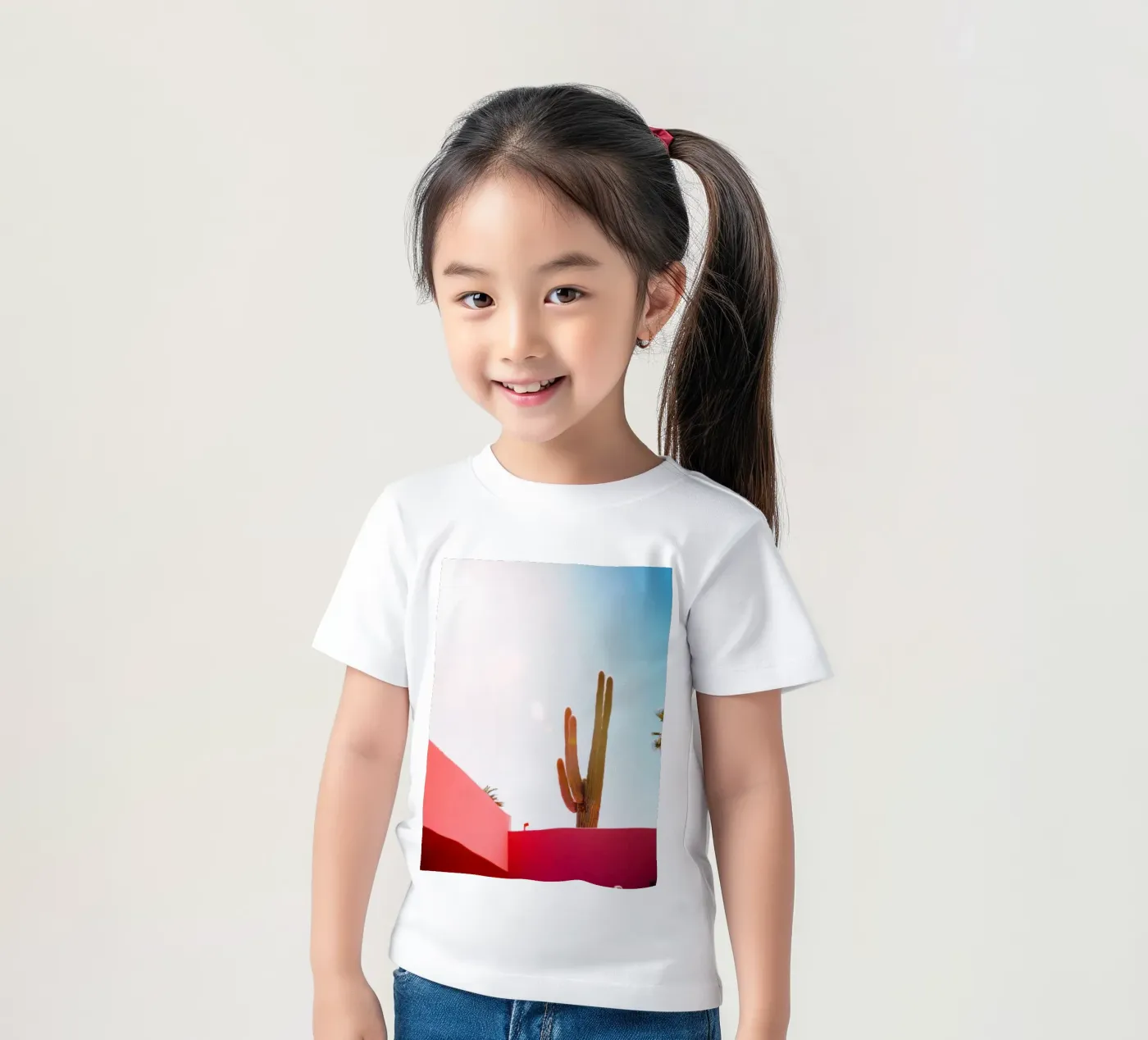 2 kinder t-shirt van Pink California | Affiches & Posters